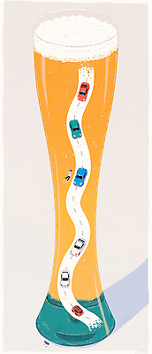 JPG 도로 일러스트 자동차 맥주 경고 한명 안전 사람 노란색 위험 음주 맥주잔 맥주거품 국내일러스트 AI일러스트 AI콘텐츠 1 길 육상교통 컬러 컨셉 술잔 교통시설 주류 거품 파일형식