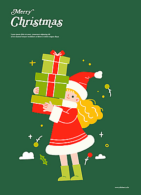 전신 여자 어린이 크리스마스 일러스트 산타옷 크리스마스선물 선물 한명 들기 소녀 초록색 선물상자 산타클로스 파티 귀여움 연말 소녀한명만 국내일러스트 AI파일 1 옷 기념일 컬러 컨셉 모션 사람 이벤트 상자 여자한명만 소녀만 파일형식 벡터