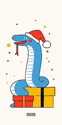 크리스마스 일러스트 산타모자 새해 사람없음 파란색 선물상자 귀여움 축제 뱀띠 꽃가루 2025년 을사년 국내일러스트 푸른뱀 푸른뱀캐릭터 AI파일 모자_잡화 기념일 컬러 컨셉 선물 상자 십이지신 뱀 가루 연도 뱀캐릭터 파일형식 벡터