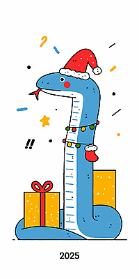 크리스마스 일러스트 산타모자 새해 사람없음 장식 파란색 선물상자 귀여움 축제 뱀띠 꽃가루 2025년 2027년 을사년 국내일러스트 푸른뱀 푸른뱀캐릭터 AI파일 모자_잡화 기념일 컬러 컨셉 선물 상자 십이지신 뱀 가루 연도 뱀캐릭터 파일형식 벡터