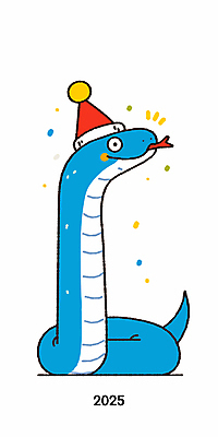 크리스마스 일러스트 산타모자 새해 사람없음 파란색 귀여움 축제 뱀띠 꽃가루 2025년 을사년 국내일러스트 푸른뱀 푸른뱀캐릭터 AI파일 모자_잡화 기념일 컬러 컨셉 십이지신 뱀 가루 연도 뱀캐릭터 파일형식 벡터