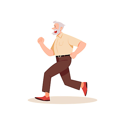 전신 할아버지 노년 남자 행복 일러스트 건강 관리 한명 미소 웃음 달리기 조깅 노란색 활기 러닝 노인남자한명만 일러캐릭터 AI파일 캐릭터 1 감정 컬러 컨셉 모션 표정 사람 성인 운동 남자한명만 노인남자만 파일형식 벡터