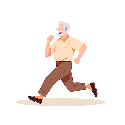 전신 할아버지 노년 남자 행복 일러스트 건강 관리 한명 미소 웃음 달리기 조깅 노란색 활기 러닝 노인남자한명만 일러캐릭터 AI파일 캐릭터 1 감정 컬러 컨셉 모션 표정 사람 성인 운동 남자한명만 노인남자만 파일형식 벡터