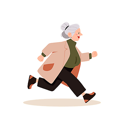 전신 여자 노년 행복 할머니 일러스트 건강 관리 한명 미소 웃음 달리기 조깅 활기 러닝 베이지색 노인여자한명만 일러캐릭터 AI파일 캐릭터 1 감정 컬러 컨셉 모션 표정 사람 성인 운동 여자한명만 노인여자만 파일형식 벡터