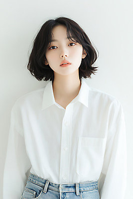 JPG 모델 편집이미지 라이프스타일 여자 셔츠 스튜디오 한명 상반신 청년 앞모습 청춘 흰색 청바지 의료성형뷰티 청년여자한명만 편집실사 AI인물포토 AI콘텐츠 1 뷰포인트 컬러 컨셉 상의 바지 사람 성인 생활 CG 여자한명만 청년여자만 파일형식 AI포토