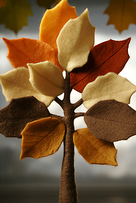 JPG 편집이미지 낙엽 사람없음 장식 가을 공예 디지털합성 오브젝트 오브제 펠트 편집실사 AI포토 AI콘텐츠 계절 잎 취미 CG 파일형식 천_직물