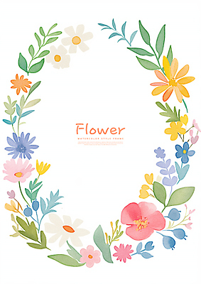 PSD 식물 동물 꽃 잎 꽃백그라운드 일러스트 나뭇잎 수채화 프레임 사람없음 장식 책 컬러풀 독서 갈색 화환 교양 가을 부엉이 국내일러스트 계절 컬러 백그라운드 조류 파일형식