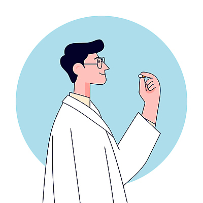 남자 일러스트 의학 건강 한명 웃음 들기 성인 치료 약 믿음 의사 의사가운 처방 약사 성인남자한명만 국내일러스트 AI파일 1 감정 모션 표정 사람 의료진 가운 남자한명만 성인남자만 파일형식 벡터