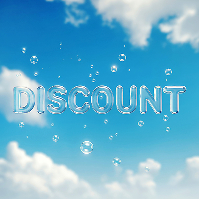 JPG 구름 편집이미지 영어 하늘 대문자 이벤트 타이포그라피 사람없음 파란색 쇼핑 3D 세일 비눗방울 입체 디지털합성 마케팅 제안 편집3D AI컴퓨터그래픽 AI콘텐츠 자연요소 문자 컬러 파일형식