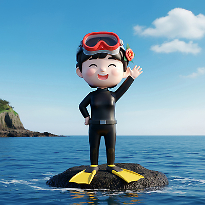 JPG 전신 편집이미지 한국전통 여자 파도 바다 허리손 한명 성인 앞모습 파란색 제주도 3D 손들기 검은색 오리발 입체 디지털합성 동백 해녀 제주도여행 해녀도구 해녀복장 현무암 성인여자한명만 편집3D AI컴퓨터그래픽 AI콘텐츠 직업 1 전통 옷 꽃 뷰포인트 컬러 여행 포즈 모션 한국 사람 도구 화산암 여자한명만 성인여자만 파일형식