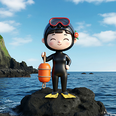 JPG 전신 편집이미지 한국전통 여자 파도 바다 한명 들기 성인 앞모습 파란색 제주도 3D 검은색 오리발 입체 디지털합성 동백 부표 해녀 제주도여행 해녀도구 해녀복장 현무암 성인여자한명만 편집3D AI컴퓨터그래픽 AI콘텐츠 직업 1 전통 옷 꽃 뷰포인트 컬러 여행 모션 한국 사람 도구 화산암 여자한명만 성인여자만 파일형식