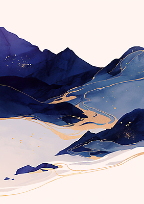 PSD 구름 곡선 일러스트 자연 산 풍경 사람없음 평화 보라색 고요 금색 언덕 국내일러스트 자연요소 선 컬러 컨셉 생태계 파일형식