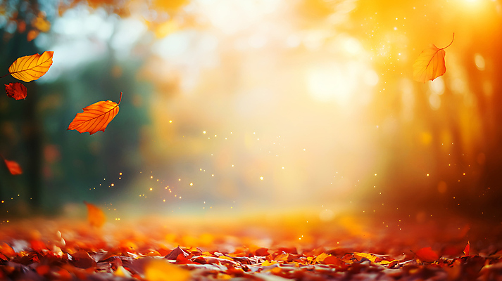 JPG 편집이미지 낙엽 나뭇잎 풍경 사람없음 햇빛 가을 디지털합성 편집실사 AI포토 AI콘텐츠 계절 잎 태양 CG 파일형식