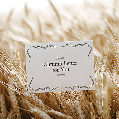 PSD 편집이미지 하늘 갈대 사람없음 가을 편지 이미지편집 편집실사 카드프레임 식물 계절 프레임 CG 파일형식