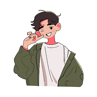 남자 어린이 포즈 일러스트 청소년 윙크 한명 웃음 손짓 소년 귀여움 찌르기 소년한명만 국내일러스트 AI파일 1 컨셉 모션 표정 사람 남자한명만 소년만 파일형식 벡터