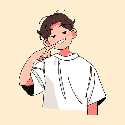 남자 어린이 포즈 일러스트 청소년 윙크 한명 미소 웃음 손짓 소년 귀여움 찌르기 소년한명만 국내일러스트 AI파일 1 컨셉 모션 표정 사람 남자한명만 소년만 파일형식 벡터