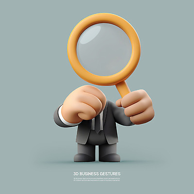 전신 PSD 편집이미지 남자 비즈니스 돋보기 한명 들기 정장 성인 검색 검사_조사 민트색 성인남자한명만 편집3D 1 옷 컬러 모션 사람 3D 남자한명만 성인남자만 파일형식