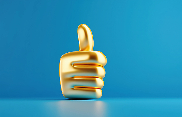 JPG 편집이미지 손 상징 신체부위 금색 최고 황금 긍정 추천 승인 칭찬 편집소스 편집3D AI컴퓨터그래픽 AI콘텐츠 컬러 컨셉 사람 3D 파일형식