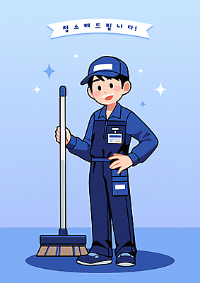 전신 남자 일러스트 작업복 한명 성인 생활 파란색 빗자루 직원 청소부 대청소 이삿짐센터 성인남자한명만 이사업체 일러캐릭터 AI파일 직업 캐릭터 1 옷 컬러 사람 이사 청소도구 청소 남자한명만 성인남자만 파일형식 벡터