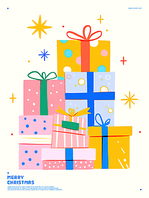 PSD 분홍색 크리스마스 일러스트 사람없음 선물상자 반짝임 쇼핑 파티 축제 즐거움 연말 국내일러스트 기념일 감정 컬러 모션 선물 이벤트 상자 파일형식