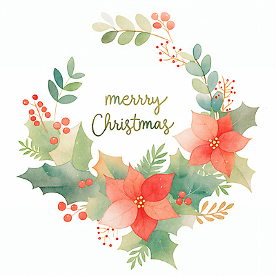 JPG 잎 크리스마스 겨울 일러스트 사람없음 장식 빨간색 초록색 포인세티아 오너먼트 국내일러스트 AI일러스트 AI콘텐츠 식물 계절 기념일 꽃 컬러 크리스마스장식 파일형식