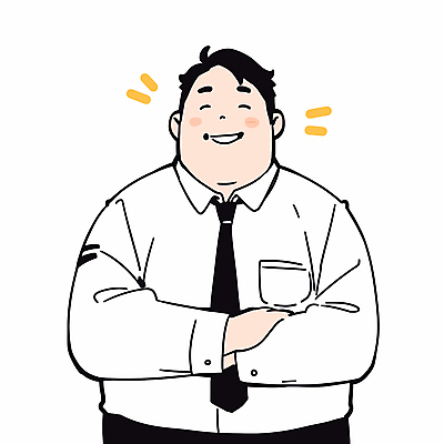 캐릭터 남자 중년 일러스트 넥타이 한명 미소 팔짱 검은색 직장인 자신감 전문직 편안함 오피스룩 중년남자한명만 AI_인공지능 일러캐릭터 AI파일 직업 1 잡화 옷 감정 컬러 비즈니스 모션 표정 사람 성인 감각 남자한명만 중년남자만 파일형식 벡터