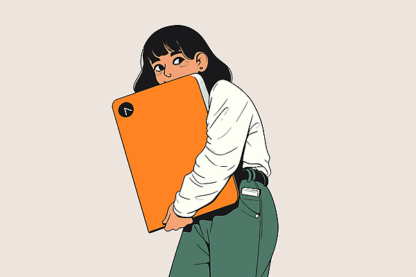 여자 교육 일러스트 교재 한명 웃음 들기 상반신 성인 책 자료 교양 전문직 성인여자한명만 국내일러스트 AI파일 직업 1 모션 표정 사람 여자한명만 성인여자만 파일형식 벡터