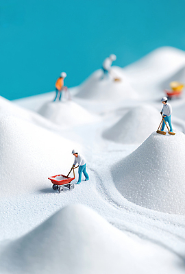 JPG 전신 편집이미지 여자 남자 산업 산 작업복 여러명 성인 파란색 모형 수레 미니어처 흰색 도구 눈 작업 안전모 설탕 삽 작업자 성인만 편집실사 AI포토 AI콘텐츠 자연요소 옷 컬러 다수 날씨 사람 카트 헬멧 안전장비 CG 파일형식