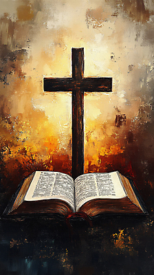 JPG 기독교 일러스트 사람없음 빛 갈색 믿음 성경 기도 질감 예배 신성 나무십자가 국내일러스트 AI일러스트 AI콘텐츠 감정 종교 컬러 십자가 종교용품 파일형식