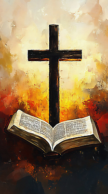 JPG 기독교 일러스트 사람없음 빛 갈색 믿음 성경 기도 질감 예배 신성 나무십자가 국내일러스트 AI일러스트 AI콘텐츠 감정 종교 컬러 십자가 종교용품 파일형식