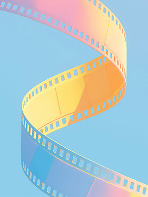 JPG 편집이미지 분홍색 곡선 사람없음 파란색 노란색 3D 필름 파스텔톤 편집소스 편집3D AI컴퓨터그래픽 AI콘텐츠 선 컬러 디지털합성 파일형식