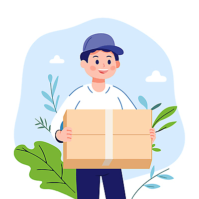 구름 남자 잎 일러스트 직업캐릭터 한명 미소 웃음 들기 상반신 성인 택배기사 배송 택배 택배상자 성인남자한명만 국내일러스트 일러캐릭터 AI파일 자연요소 식물 직업 캐릭터 1 모션 표정 사람 상자 운송업 배달원 남자한명만 성인남자만 파일형식 벡터
