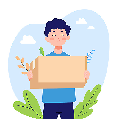구름 남자 잎 일러스트 직업캐릭터 한명 미소 웃음 들기 상반신 성인 택배기사 배송 택배 택배상자 성인남자한명만 국내일러스트 일러캐릭터 AI파일 자연요소 식물 직업 캐릭터 1 모션 표정 사람 상자 운송업 배달원 남자한명만 성인남자만 파일형식 벡터