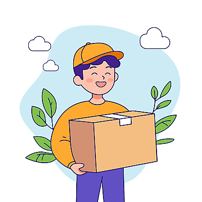구름 남자 잎 일러스트 직업캐릭터 한명 미소 웃음 들기 상반신 성인 택배기사 배송 택배 택배상자 성인남자한명만 국내일러스트 일러캐릭터 AI파일 자연요소 식물 직업 캐릭터 1 모션 표정 사람 상자 운송업 배달원 남자한명만 성인남자만 파일형식 벡터