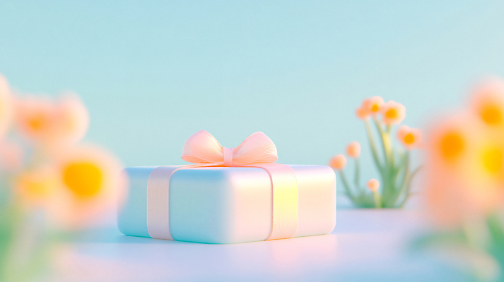 JPG 편집이미지 꽃 리본 잎 사람없음 선물상자 3D 축하 신비 파스텔톤 편집3D AI컴퓨터그래픽 AI콘텐츠 식물 컬러 컨셉 선물 상자 디지털합성 파일형식