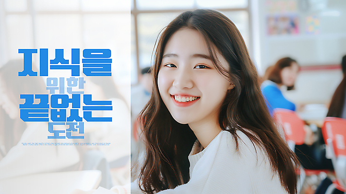 PSD 편집이미지 학생 여자 대학생 교실 수업 미래 한명 웃음 상반신 성인 대학교 신입생 의료성형뷰티 성인여자한명만 이미지편집 1 교육 컨셉 학교 표정 사람 여자한명만 성인여자만 파일형식