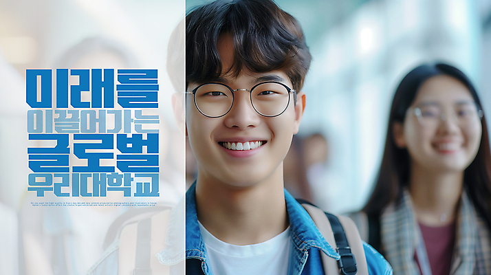 PSD 편집이미지 학생 여자 남자 안경 대학생 미래 웃음 상반신 성인 두명 대학교 신입생 의료성형뷰티 성인만 이미지편집 잡화 컨셉 학교 표정 사람 파일형식