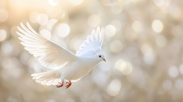 JPG 편집이미지 날개 하늘 사람없음 빛 평화 비행 비둘기 보케 편집실사 AI포토 AI콘텐츠 컨셉 조류 CG 파일형식