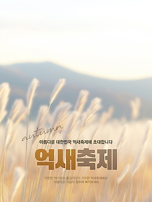 PSD 편집이미지 자연 풍경 이벤트 사람없음 가을 디지털합성 억새 편집소스 가을축제 이미지편집 식물 계절 축제 생태계 파일형식 가을_계절