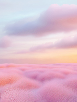 JPG 구름 편집이미지 분홍색 하늘 풍경 사람없음 가을 디지털합성 감성 몽환 편집소스 핑크뮬리 편집실사 AI포토 AI콘텐츠 자연요소 식물 계절 컬러 컨셉 CG 파일형식