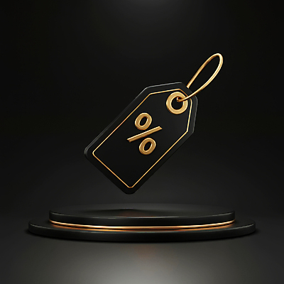 JPG 편집이미지 이벤트 사람없음 쇼핑 3D 꼬리표 세일 검은색 금색 퍼센트 고급 알림 입체 디지털합성 마케팅 블랙프라이데이 편집3D AI컴퓨터그래픽 AI콘텐츠 컬러 컨셉 데이이벤트 라벨 특수기호 파일형식