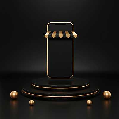 JPG 편집이미지 이벤트 사람없음 스마트폰 쇼핑 3D 세일 상점 검은색 금색 고급 입체 디지털합성 모바일쇼핑 마케팅 차양 포디움 블랙프라이데이 편집3D AI컴퓨터그래픽 AI콘텐츠 컬러 컨셉 데이이벤트 핸드폰 스마트기기 무대 온라인쇼핑 파일형식