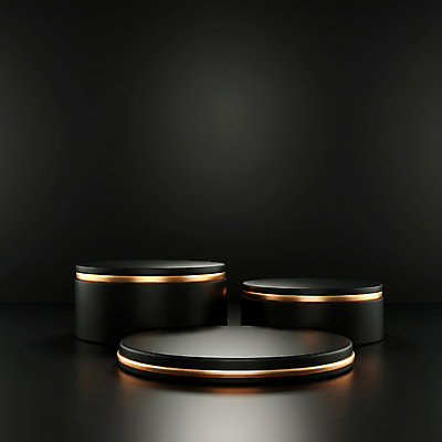 JPG 편집이미지 이벤트 사람없음 쇼핑 3D 검은색 금색 고급 입체 디지털합성 마케팅 포디움 블랙프라이데이 편집3D AI컴퓨터그래픽 AI콘텐츠 컬러 컨셉 데이이벤트 무대 파일형식