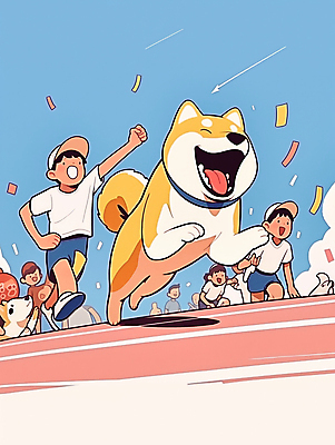 JPG 전신 모자 여자 남자 행복 스포츠 하늘색 일러스트 청소년 웃음 경기 여러명 운동복 달리기 운동 경쟁 경기장 운동장 개 즐거움 트랙 체육대회 러닝 십대만 국내일러스트 AI일러스트 AI콘텐츠 잡화 옷 감정 다수 컨셉 포유류 스포츠시설 모션 표정 건강 사람 파란색 공간 체육 대회 파일형식