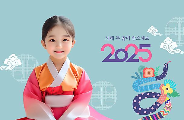 PSD 편집이미지 여자 어린이 하늘색 새해 한명 소녀 상반신 설날 전통문양 인사 한복 감사 새해복많이받으세요 의료성형뷰티 소녀한명만 2025년 갑진년 이미지편집 푸른뱀 1 한국전통 전통 문양 명절 감정 사람 파란색 예절 뱀 전통의상 연도 여자한명만 소녀만 파일형식 2024년