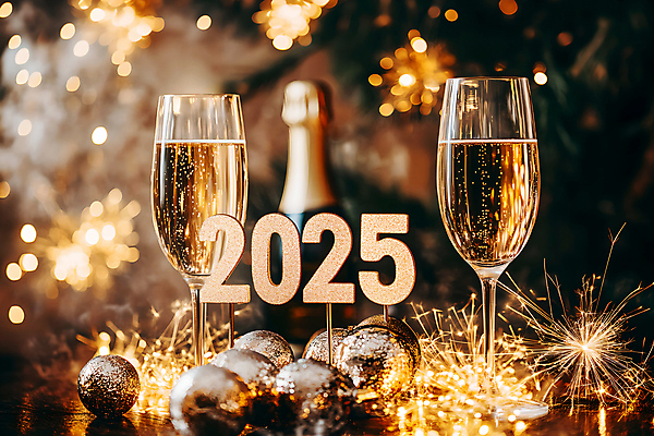 JPG 편집이미지 행복 불꽃 새해 폭죽 이벤트 사람없음 빛 파티 기쁨 샴페인 오브젝트 샴페인잔 설레임 샴페인병 2025년 갑진년 편집실사 AI컴퓨터그래픽 AI콘텐츠 감정 술잔 불 술병 주류 연도 CG 파일형식 2024년