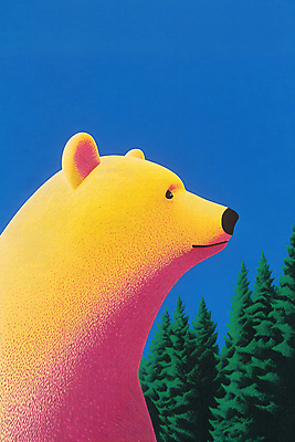 JPG 나무 편집이미지 한마리 하늘 사람없음 귀여움 노을 북극곰 편집실사 AI컴퓨터그래픽 AI콘텐츠 자연요소 식물 1 컨셉 곰 CG 파일형식