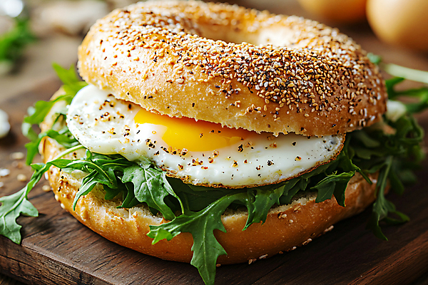 JPG 편집이미지 음식 아침 사람없음 계란프라이 디지털합성 브런치 베이글 점심 나무도마 베이글샌드위치 편집실사 AI포토 AI콘텐츠 주간 빵 도마 샌드위치 목재 식사 계란요리 CG 파일형식