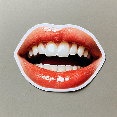 JPG 편집이미지 스티커 미소 신체부위 입 치아 디지털합성 입술 긍정 편집실사 AI포토 AI콘텐츠 컨셉 표정 사람 소화기관 CG 파일형식