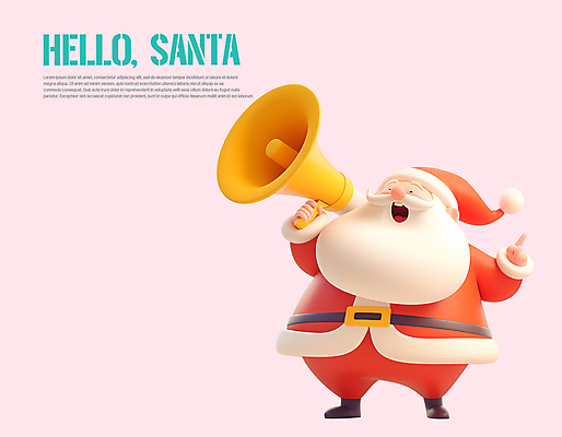 전신 PSD 편집이미지 노년 남자 크리스마스 산타옷 3D캐릭터 한명 산타클로스 3D 확성기 외침 가리킴 즐거움 산타캐릭터 크리스마스캐릭터 노인남자한명만 편집3D 캐릭터 1 옷 기념일 감정 사람 손짓 성인 소리 디지털합성 남자한명만 노인남자만 파일형식